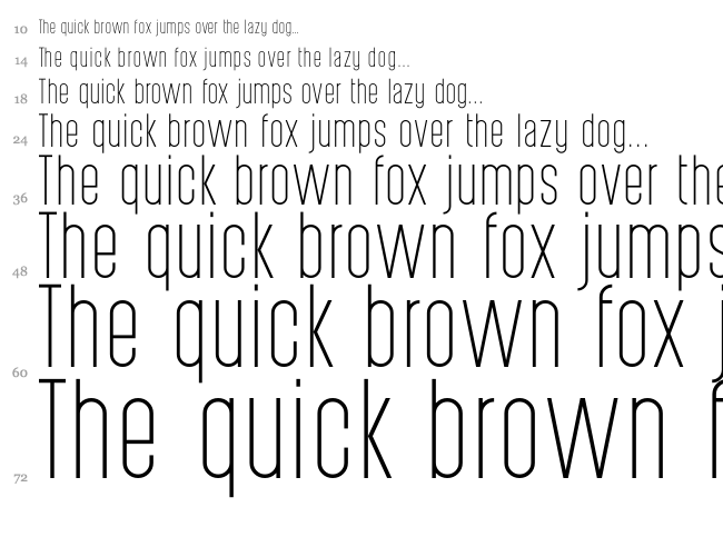 Post Scriptum font waterfall